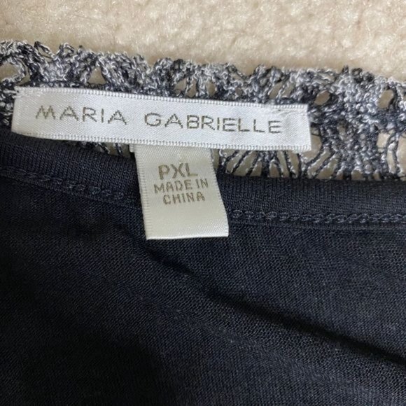 Maria Gabrielle Lace Lined Top - Picture 4 of 5